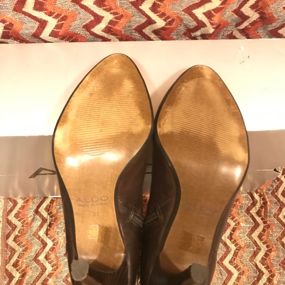 Brown ALDO Sz 37 Boots - Picture 3 of 4